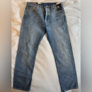Levi’s men’s 501 original stretch jeans 33x32 straight leg button fly denim